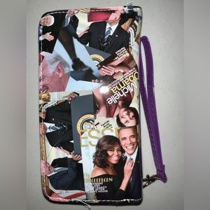 🇺🇸 New! Democratic Party Zip Around Wallet